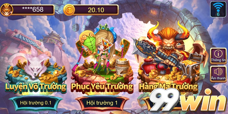 Đồ họa 3D Bắn Cá Tây Du