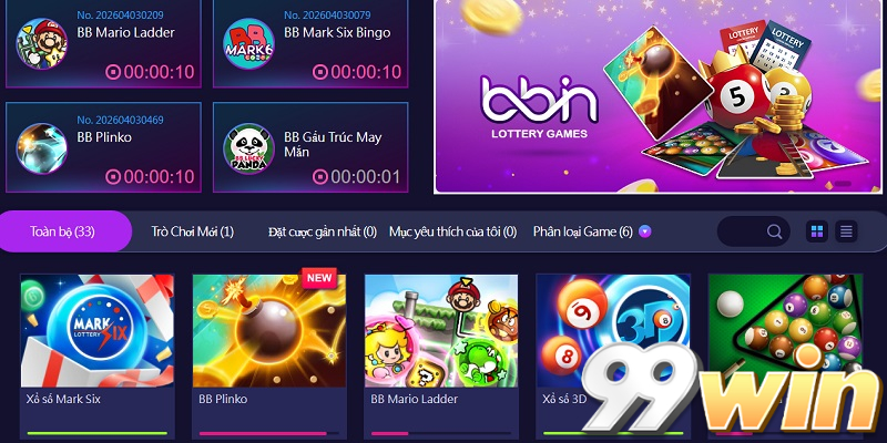 Xổ Số Siêu Tốc 99win: Chơi nhanh thắng đậm hot nhất 2026