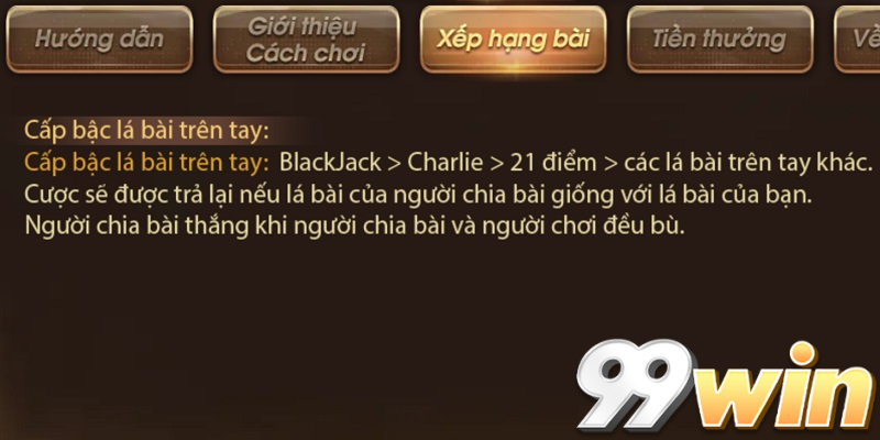Kinh nghiệm chơi Xì Dách 99win
