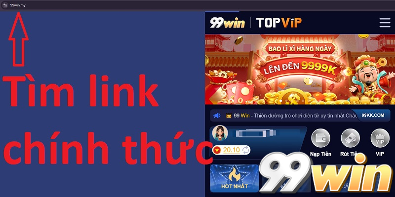 Tìm link chính thức